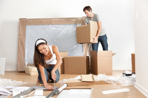 Man and van service assisting with a move in London